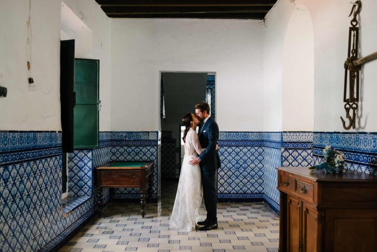 Novios en hacienda Villanueva del Pitamo