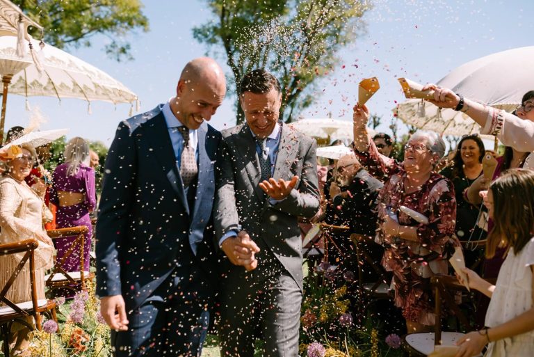 Ceremonia civil de una boda gay en Sevilla