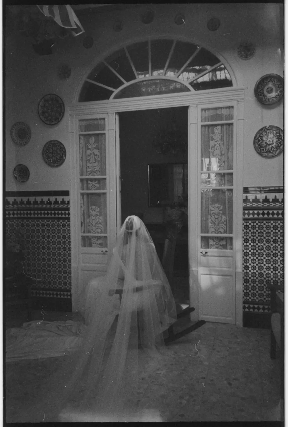 Fotografía de los preparativos de la novia en Vejer